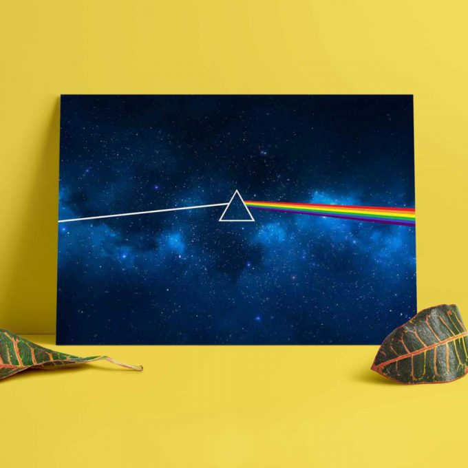 Pink Floyd Poster For Home Decor Gift For Home Decor Gift – Dark Side Of The Moon Art Blue 4