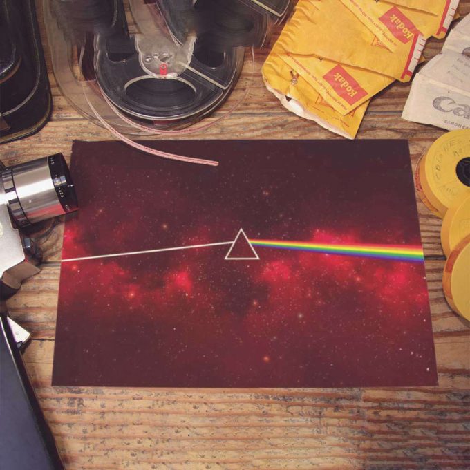 Pink Floyd Poster For Home Decor Gift For Home Decor Gift – Dark Side Of The Moon Art Red 5