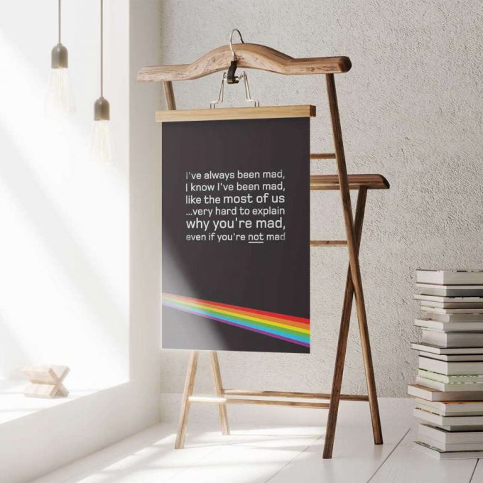 Pink Floyd Poster For Home Decor Gift For Home Decor Gift – Dark Side Of The Moon Hidden Message 4