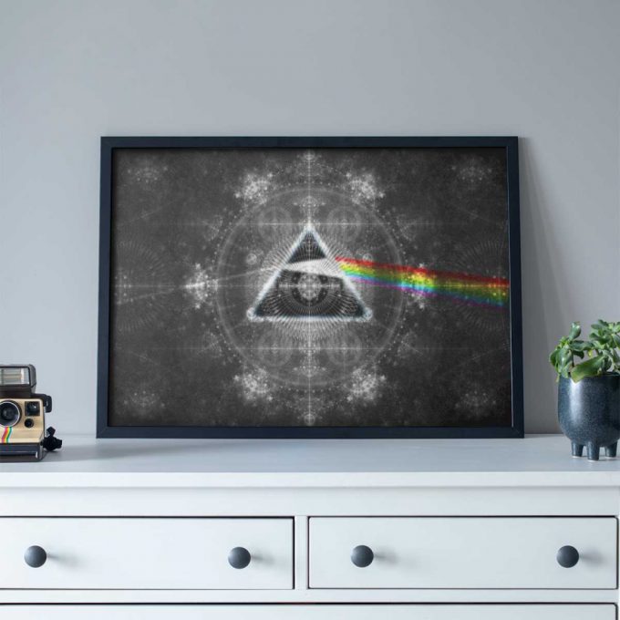 Pink Floyd Poster For Home Decor Gift For Home Decor Gift – Dark Side Of The Moon Psychedelic Art 2