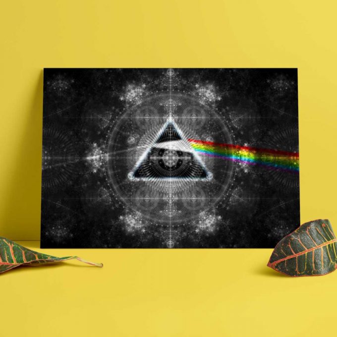 Pink Floyd Poster For Home Decor Gift For Home Decor Gift – Dark Side Of The Moon Psychedelic Art 4