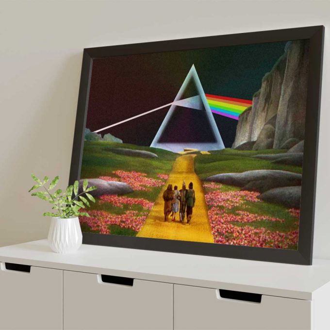 Pink Floyd Poster For Home Decor Gift For Home Decor Gift – Dark Side Of The Rainbow X Wizard Of Oz At The Logan Theatre 2