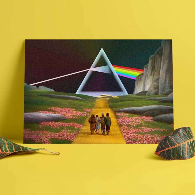 Pink Floyd Poster For Home Decor Gift For Home Decor Gift – Dark Side Of The Rainbow X Wizard Of Oz At The Logan Theatre 3