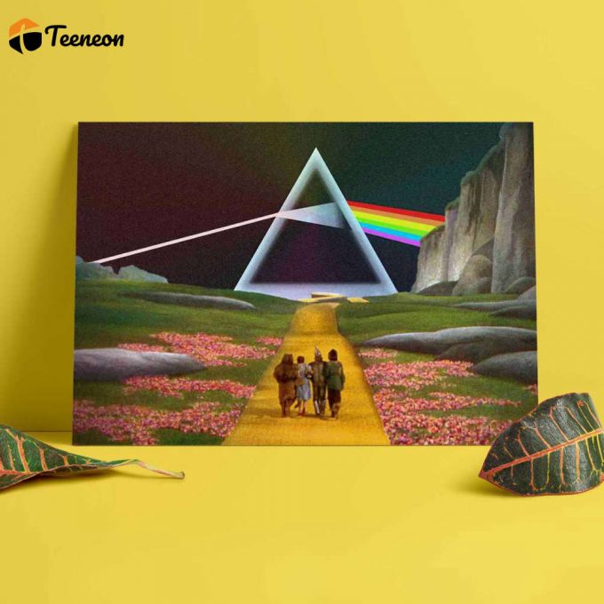 Pink Floyd Poster For Home Decor Gift For Home Decor Gift – Dark Side Of The Rainbow X Wizard Of Oz At The Logan Theatre 1