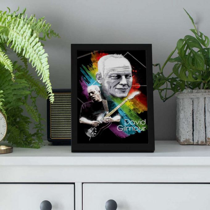 Pink Floyd Poster For Home Decor Gift For Home Decor Gift – David Gilmour Drawing Art 2