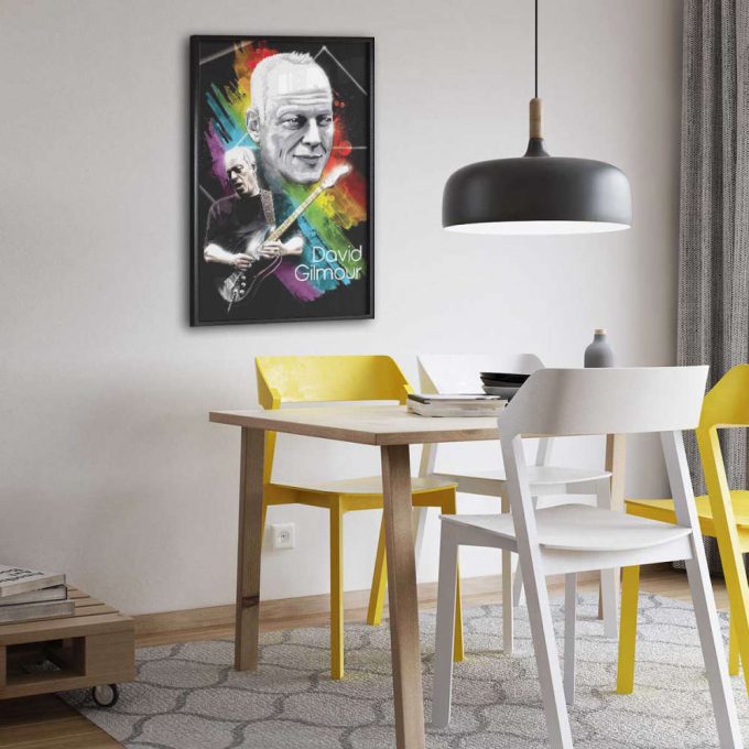 Pink Floyd Poster For Home Decor Gift For Home Decor Gift – David Gilmour Drawing Art 4