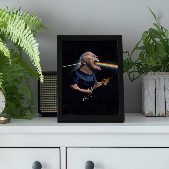 Pink Floyd Poster For Home Decor Gift For Home Decor Gift – David Gilmour Guitar Art 3