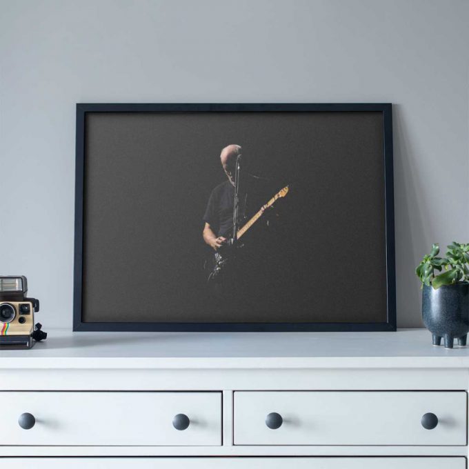 Pink Floyd Poster For Home Decor Gift For Home Decor Gift – David Gilmour In The Dark 3