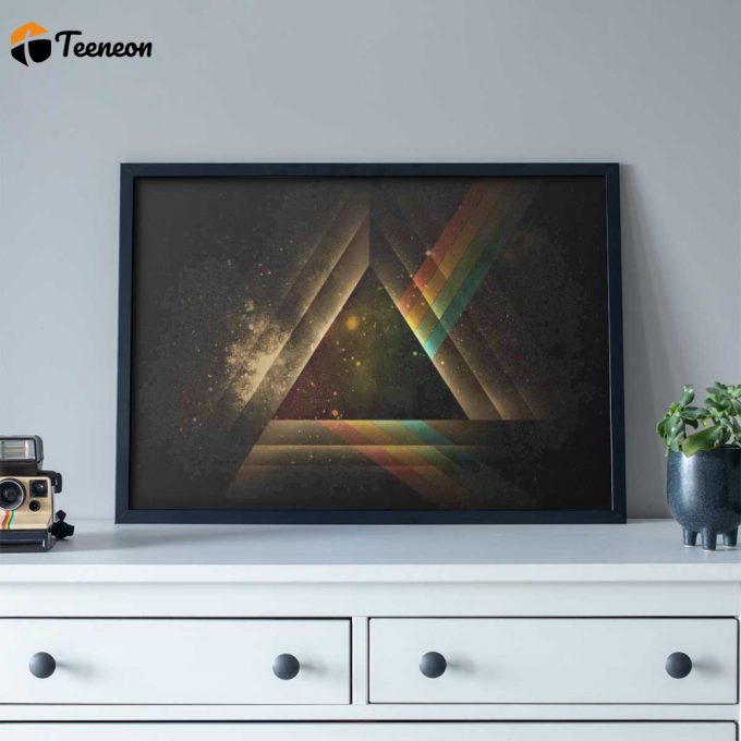 Pink Floyd Poster For Home Decor Gift For Home Decor Gift – Dsotm Abstract Prism Art 1