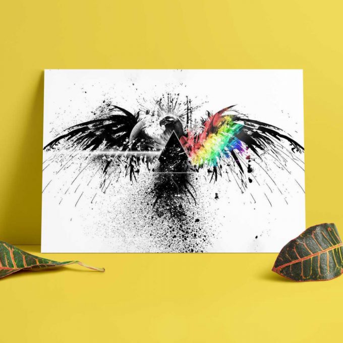 Pink Floyd Poster For Home Decor Gift For Home Decor Gift – Eagle Dark Side Of The Moon Wall Art 5