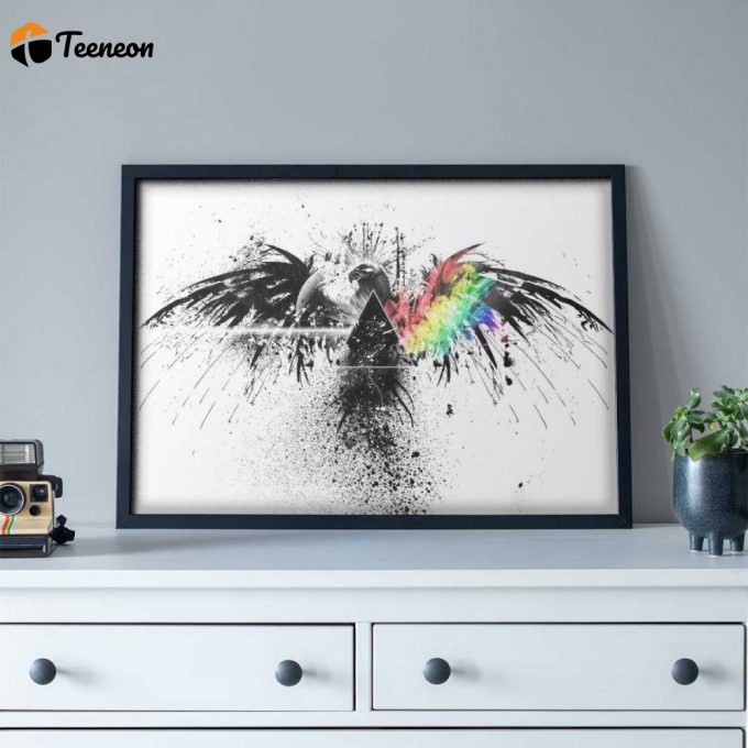 Pink Floyd Poster For Home Decor Gift For Home Decor Gift – Eagle Dark Side Of The Moon Wall Art 1