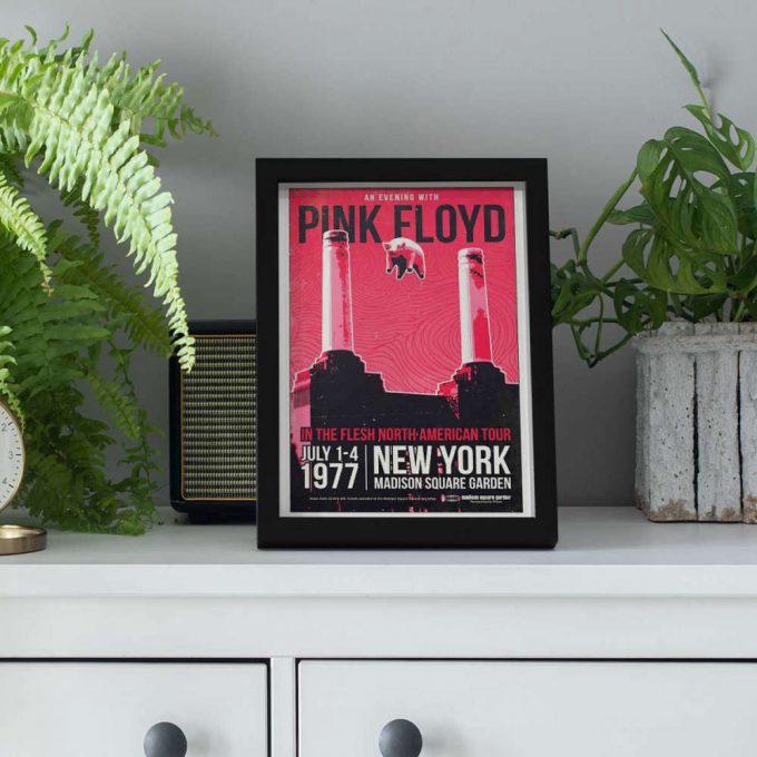 Pink Floyd Poster For Home Decor Gift For Home Decor Gift For Home Decor Gift – In The Flesh North American Tour Poster For Home Decor Gift For Home Decor Gift For Home Decor Gift 2