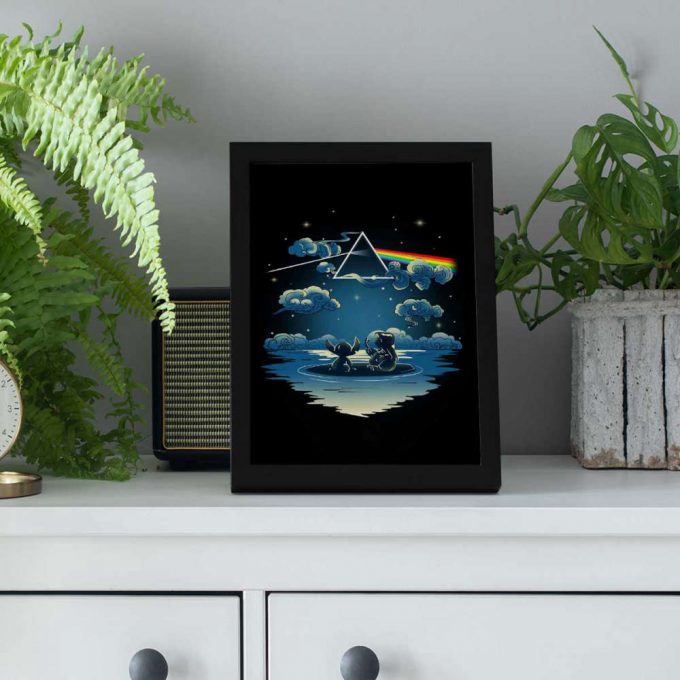 Pink Floyd Poster For Home Decor Gift For Home Decor Gift – Lilo And Stitch Starry Sky Dark Side Of The Moon 4