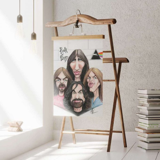 Pink Floyd Poster For Home Decor Gift For Home Decor Gift – Member Pencil Draw 4