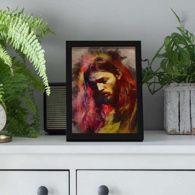 Pink Floyd Poster For Home Decor Gift For Home Decor Gift – Portrait Of David Gilmour Digital Art 3