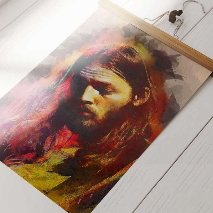 Pink Floyd Poster For Home Decor Gift For Home Decor Gift – Portrait Of David Gilmour Digital Art 5