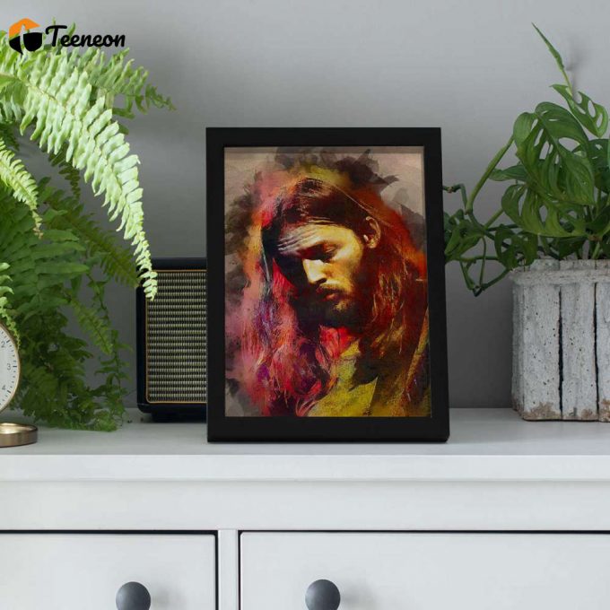 Pink Floyd Poster For Home Decor Gift For Home Decor Gift – Portrait Of David Gilmour Digital Art 1