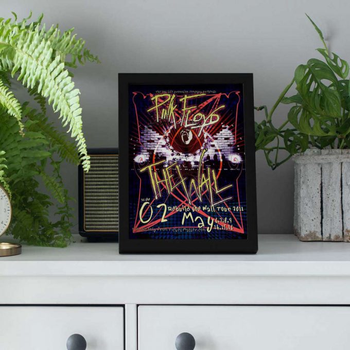 Pink Floyd Poster For Home Decor Gift For Home Decor Gift – Rebuild The Wall Tour 2011 2