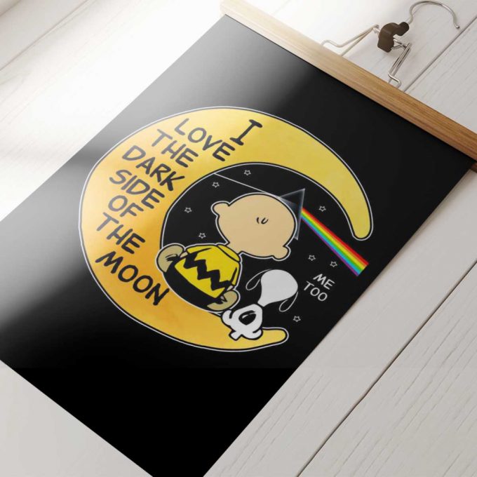 Pink Floyd Poster For Home Decor Gift For Home Decor Gift – Snoopy I Love The Dark Side Of The Moon 5