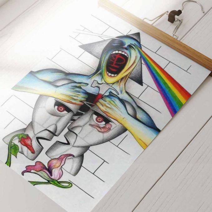 Pink Floyd Poster For Home Decor Gift For Home Decor Gift – The Division Bell X Dark Side Of The Moon 4