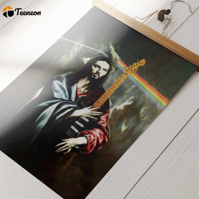 Pink Floyd Poster For Home Decor Gift For Home Decor Gift – The Prophecy Of Prog David Gilmour Jesus 1