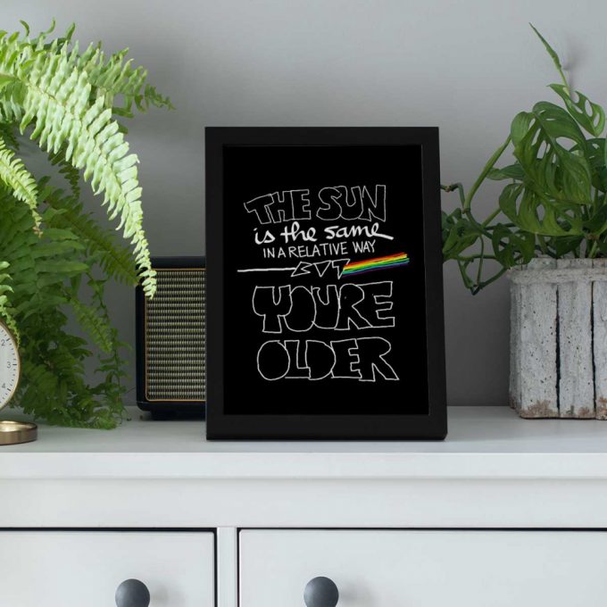 Pink Floyd Poster For Home Decor Gift For Home Decor Gift – The Sun Is The Same In A Relative Way 4