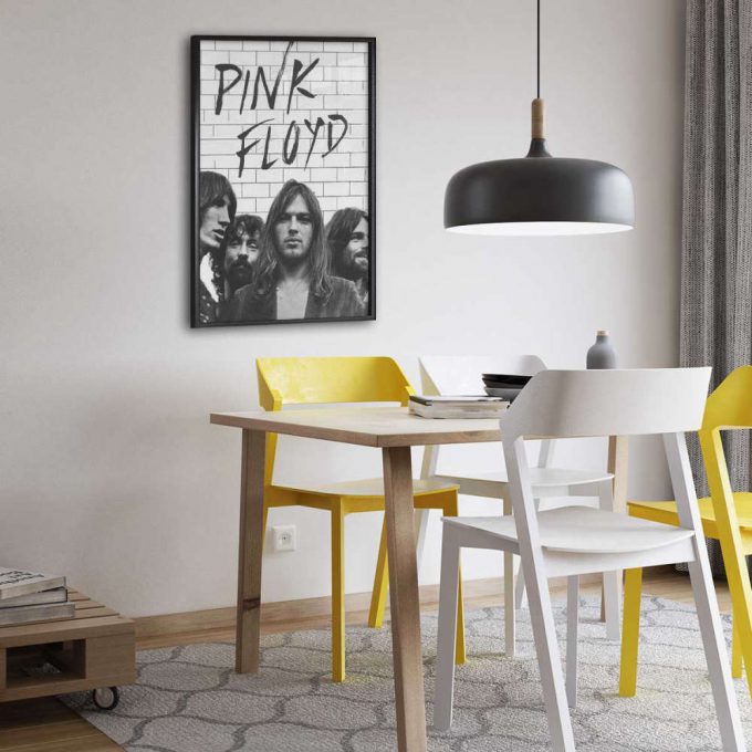 Pink Floyd Poster For Home Decor Gift For Home Decor Gift – The Wall Full Sign Black And White 2