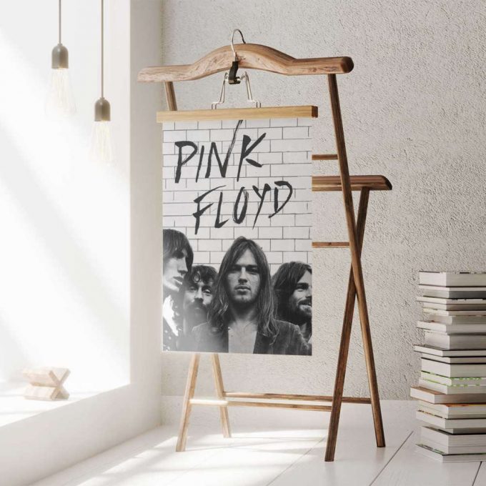 Pink Floyd Poster For Home Decor Gift For Home Decor Gift – The Wall Full Sign Black And White 3