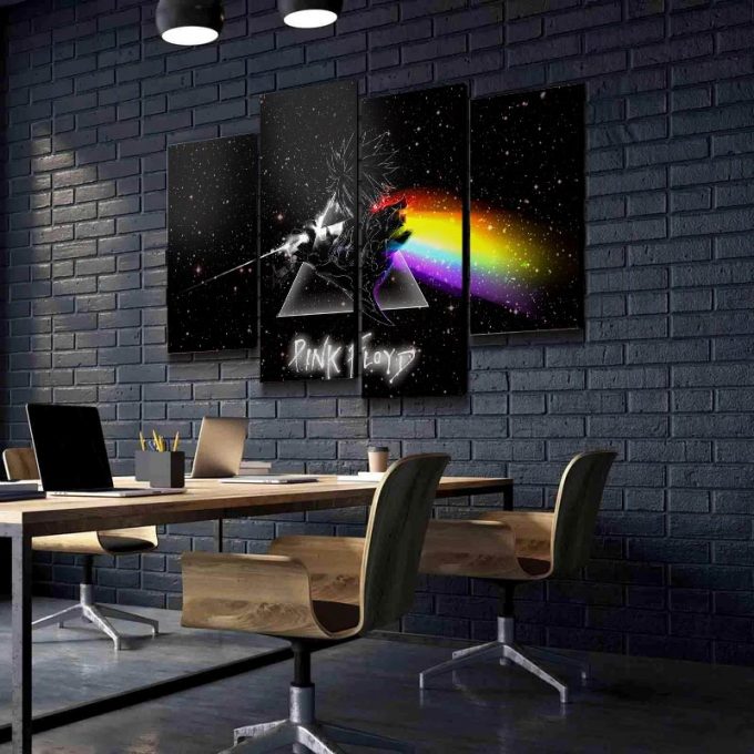 Raven Pink Floyd Tribute Poster For Home Decor Gift Canvas 2