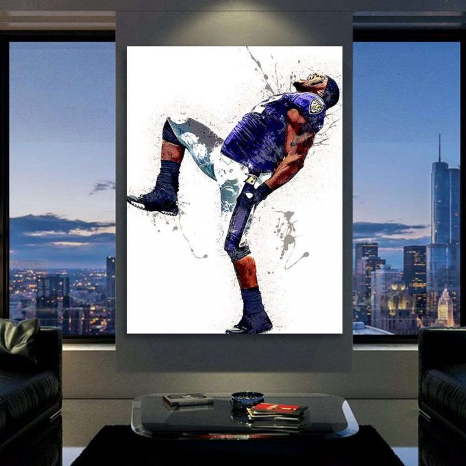 Ray Lewis Poster For Home Decor Gift, Baltimore Ravens 3