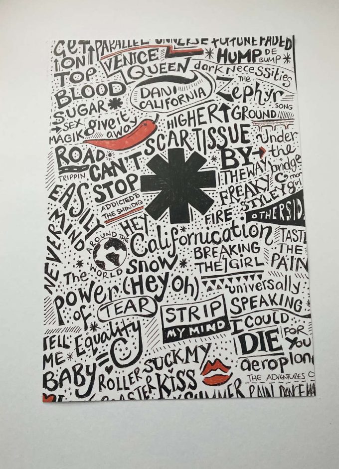 Red Hot Chili Peppers Poster For Home Decor Gift 2