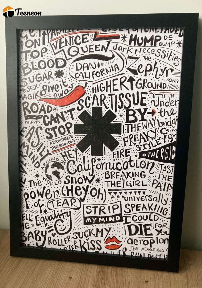 Red Hot Chili Peppers Poster For Home Decor Gift 1