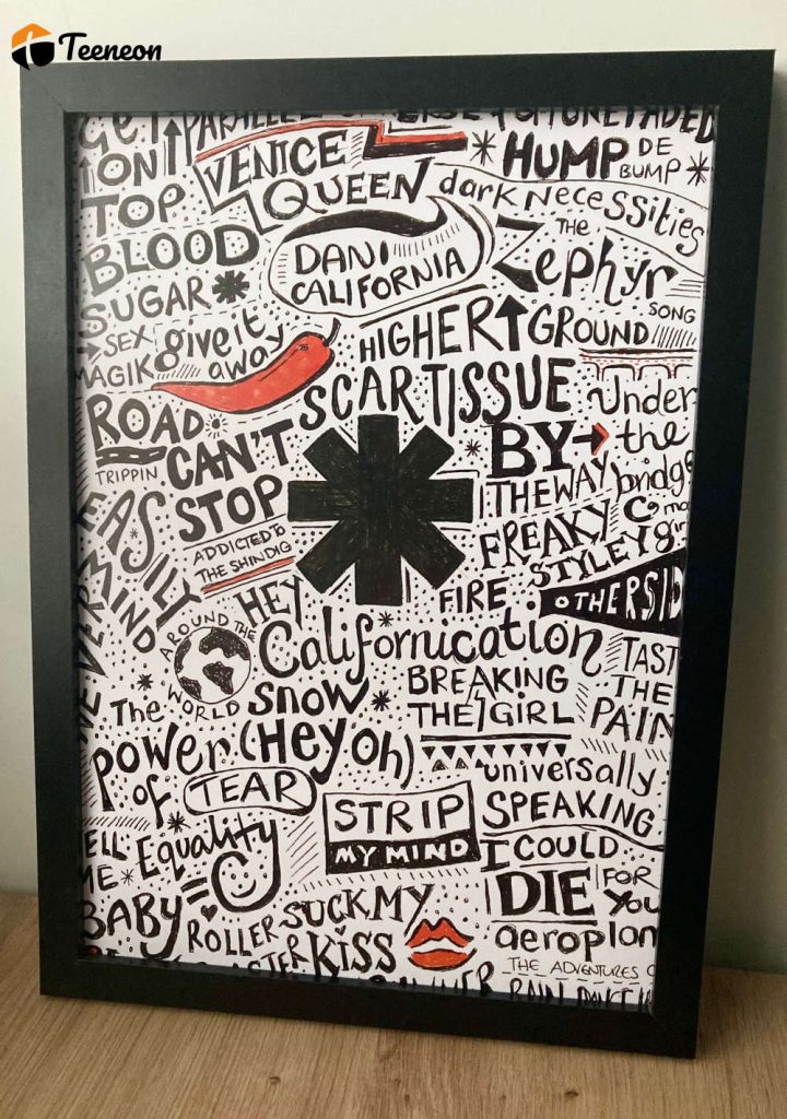 Red Hot Chili Peppers Poster For Home Decor Gift 3