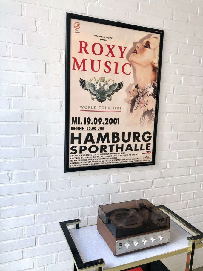 Roxy Music Hamburg Sporthalle 2001 Concert Poster For Home Decor Gift 2