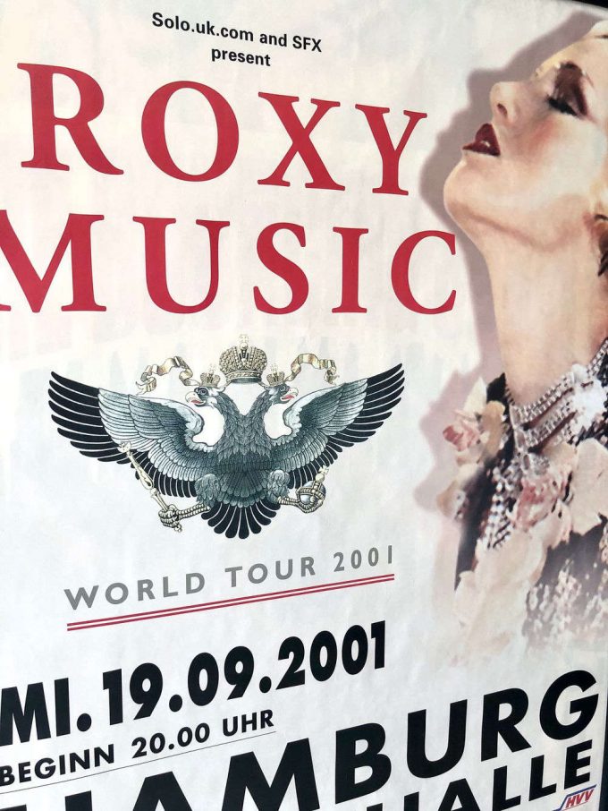 Roxy Music Hamburg Sporthalle 2001 Concert Poster For Home Decor Gift 3