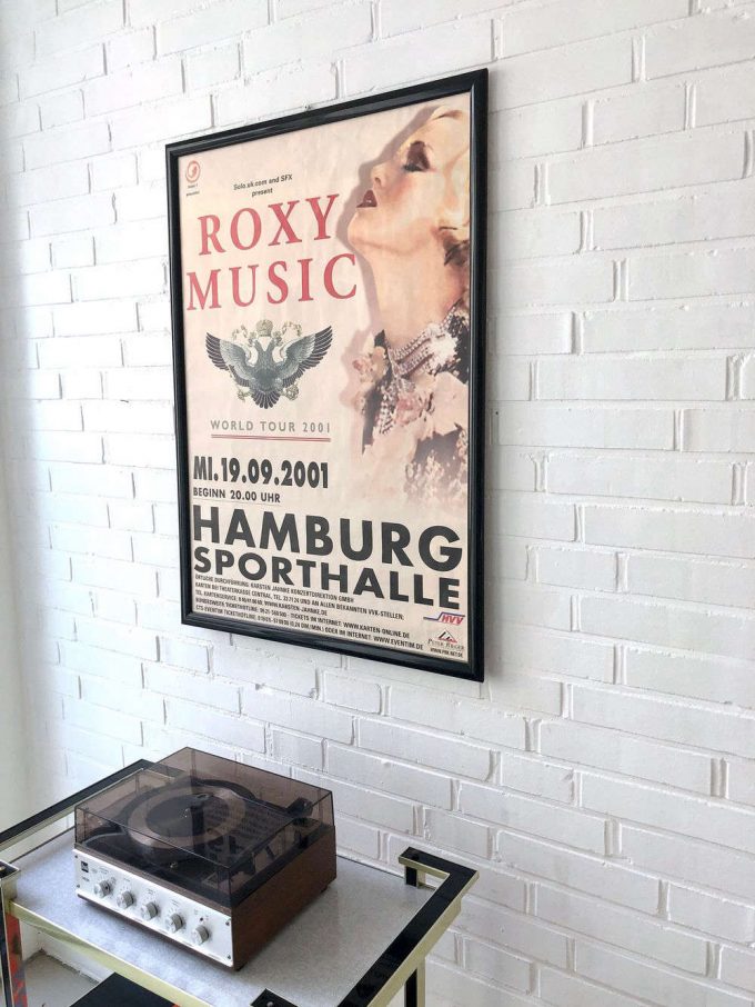 Roxy Music Hamburg Sporthalle 2001 Concert Poster For Home Decor Gift 6