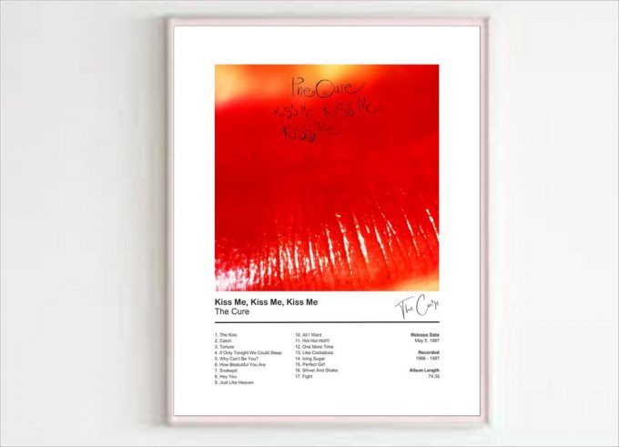 The Cure Poster - Kiss Me Kiss Me Kiss Me 2