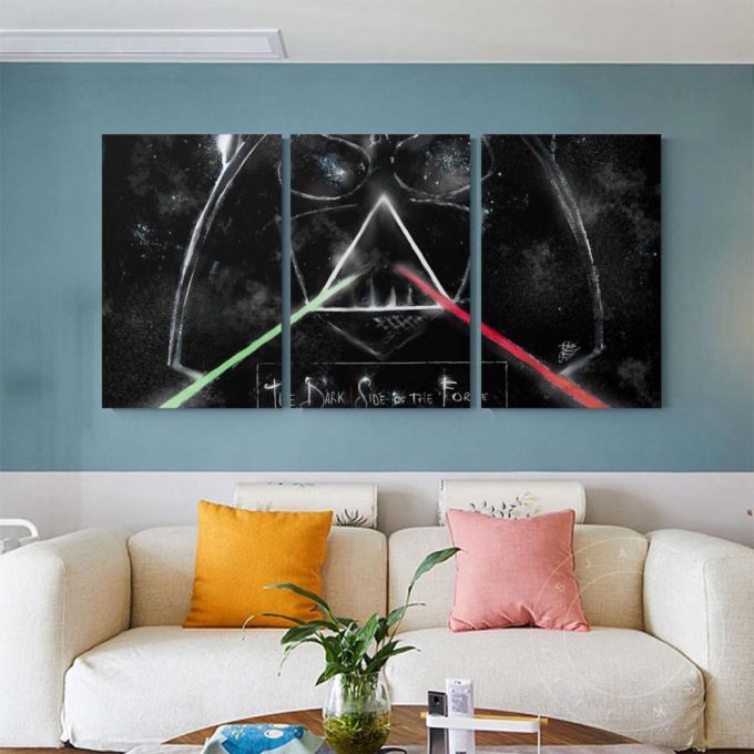 The Dark Side Of The Force Pink Floyd Poster For Home Decor Gift Pink Floyd Canvas 2