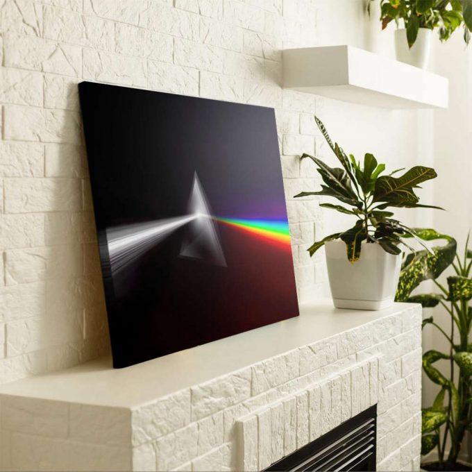 The Dark Side Of The Moon Digital Painting Pink Floyd Poster For Home Decor Gift Pink Floyd Canvas 4