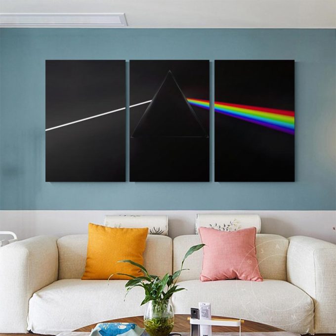 The Dark Side Of The Moon Illustrator Pink Floyd Poster For Home Decor Gift Pink Floyd Canvas 3