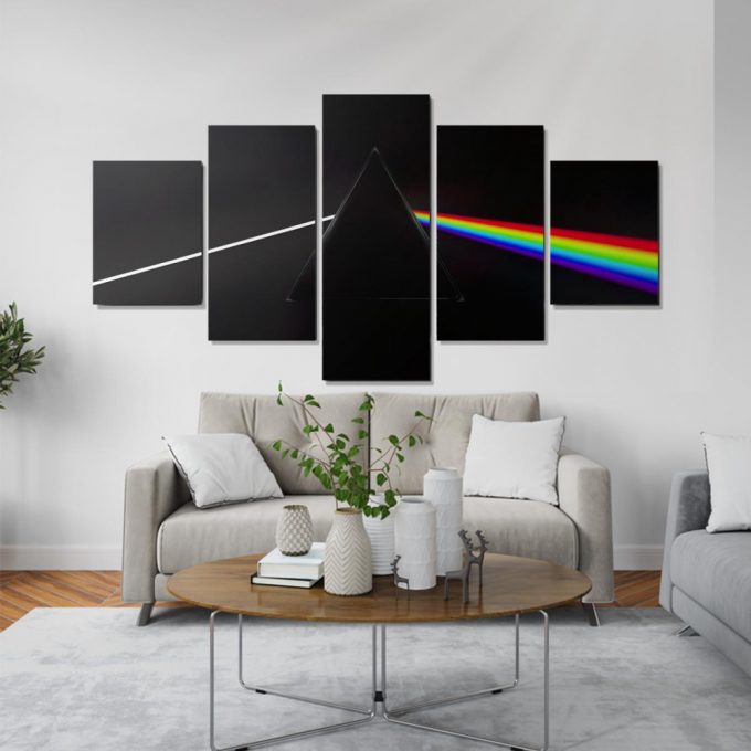 The Dark Side Of The Moon Illustrator Pink Floyd Poster For Home Decor Gift Pink Floyd Canvas 4