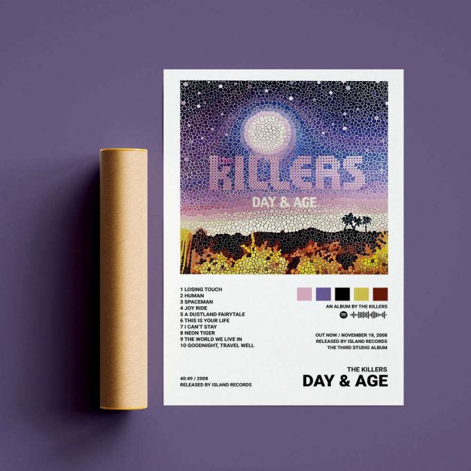 The Killers Poster For Home Decor Gifts / Day And Age Poster For Home Decor Gift 2