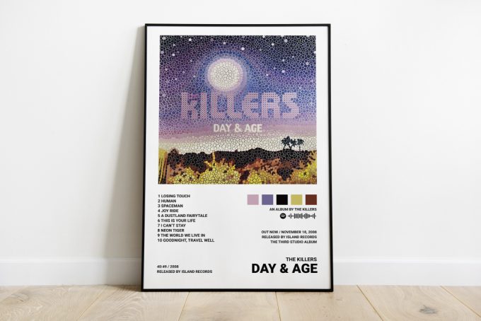 The Killers Poster For Home Decor Gifts / Day And Age Poster For Home Decor Gift 3