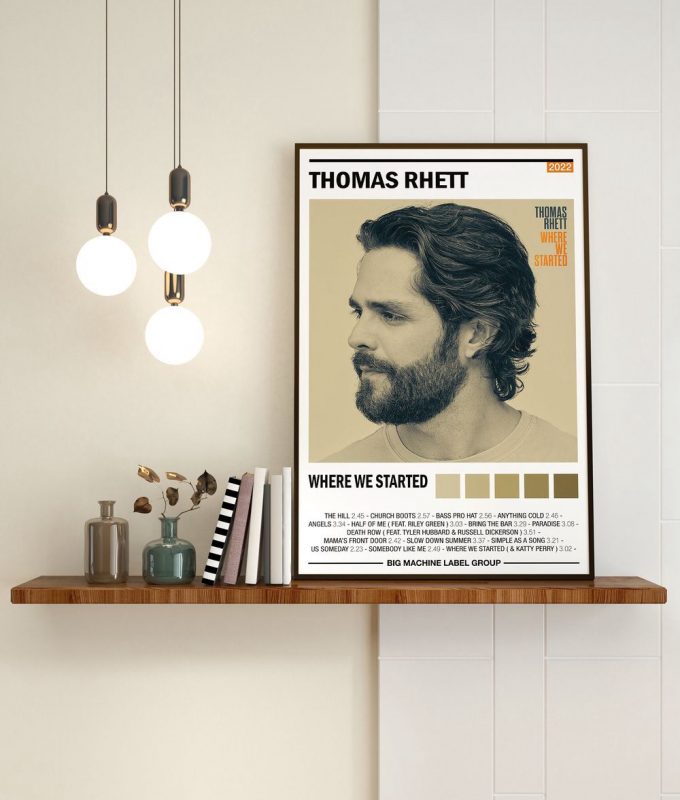 Thomas Rhett - Where We Started - Album Poster For Home Decor Gift 2