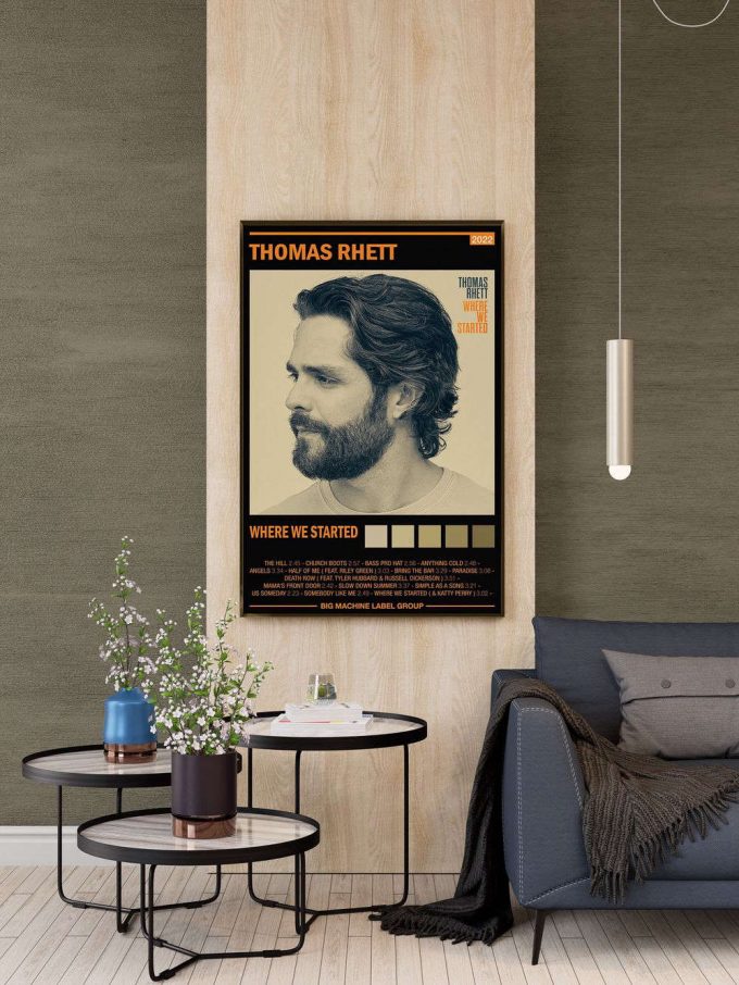 Thomas Rhett - Where We Started - Album Poster For Home Decor Gift 5