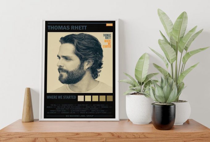 Thomas Rhett - Where We Started - Album Poster For Home Decor Gift 6