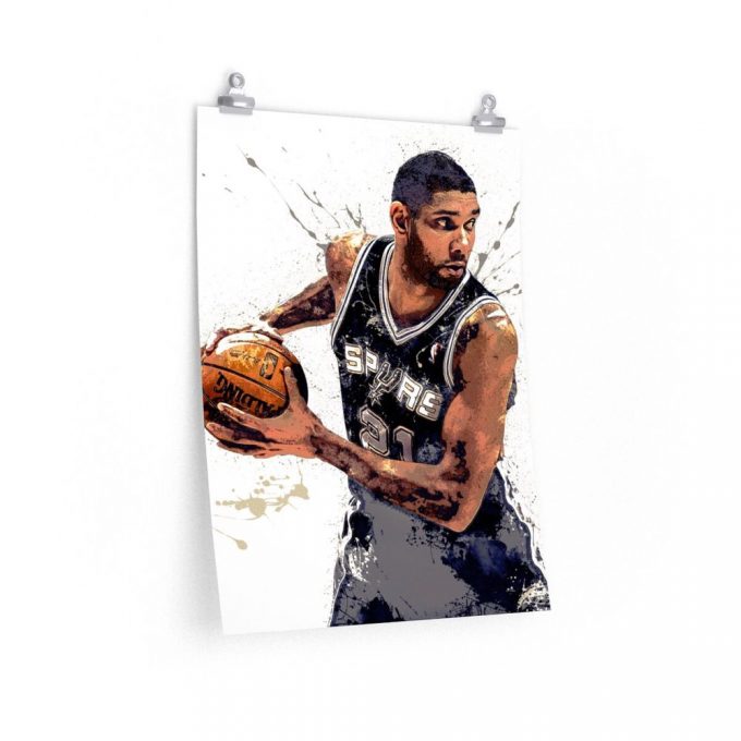 Tim Duncan Poster For Home Decor Gift, San Antonio Spurs 2