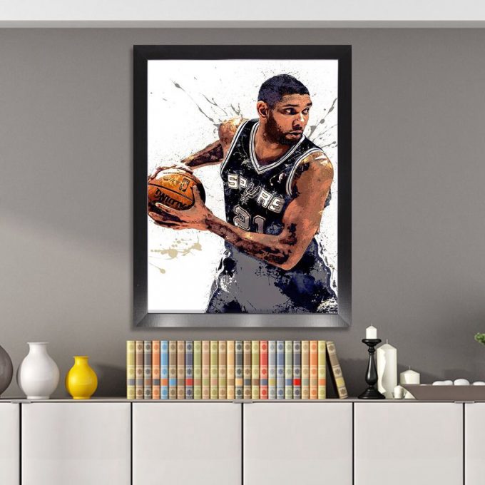 Tim Duncan Poster For Home Decor Gift, San Antonio Spurs 3