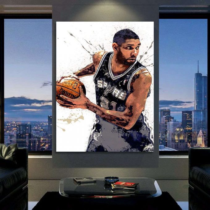 Tim Duncan Poster For Home Decor Gift, San Antonio Spurs 4