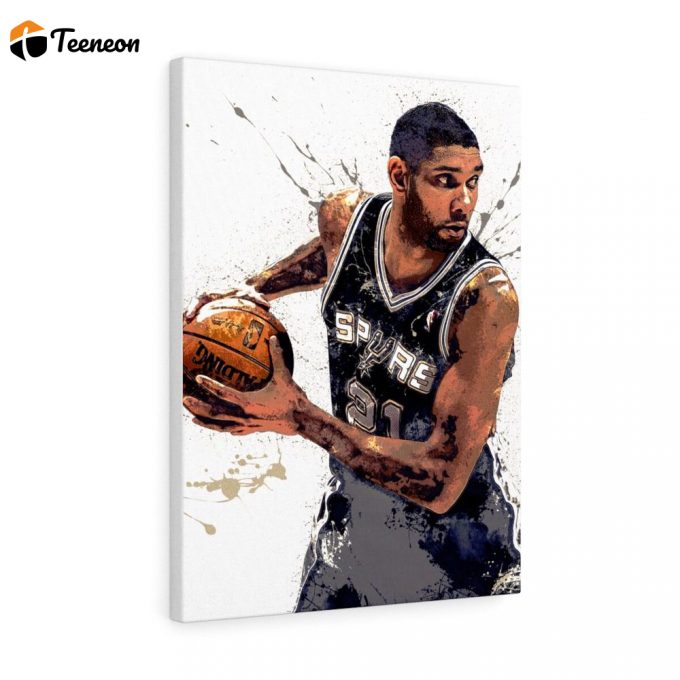 Tim Duncan Poster For Home Decor Gift, San Antonio Spurs 1